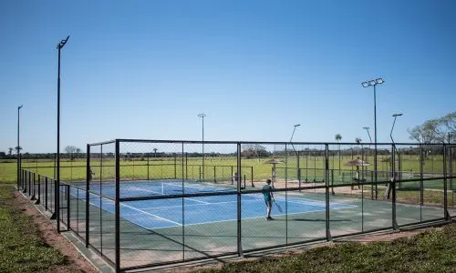 Cancha de padel aérea